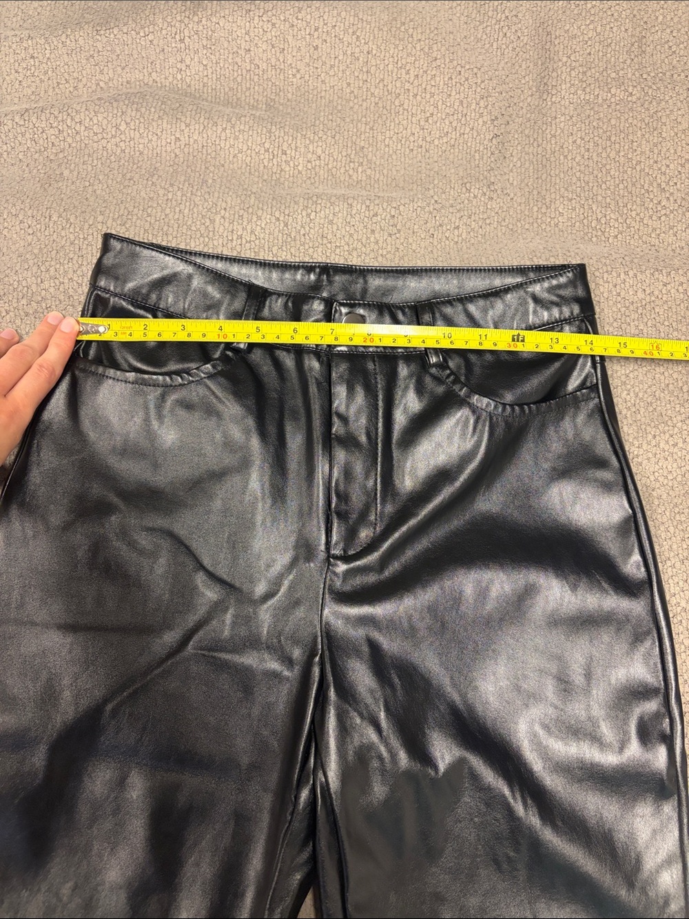 SHEIN Black Faux Leather Pants - Picture 5 of 6
